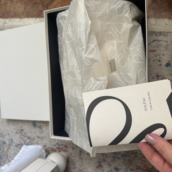 Polene Tan Leather Shoulder Bag - Picture 3 of 9